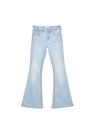 D04 джинсы клеш с низкой посадкой- Заказать в России