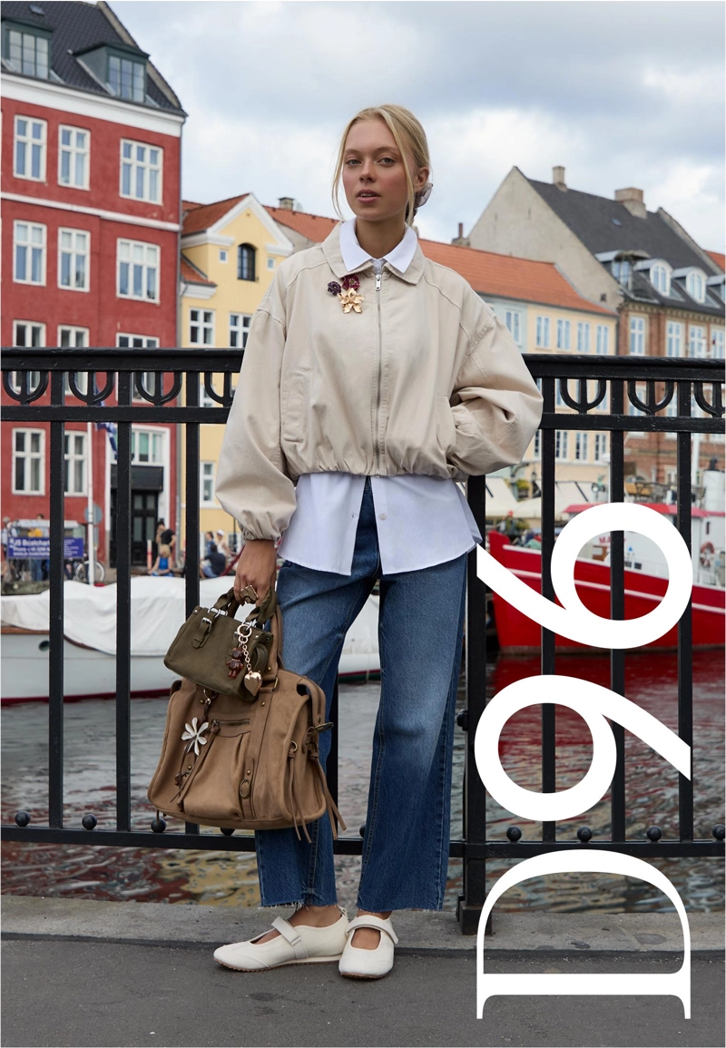 Укороченные прямые джинсы D96