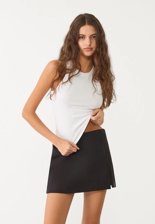 Юбка-шорты с боковым разрезом- Заказать в России