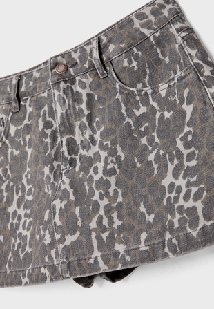 Юбка-брюки с принтом- Заказать в России