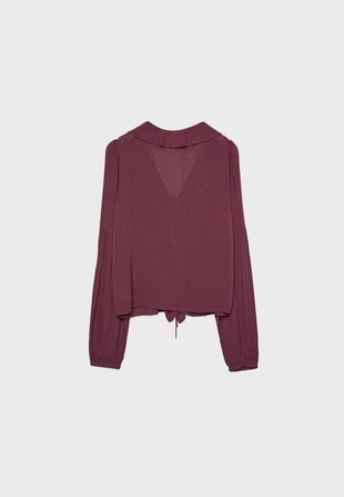 Блузка с воланами- Заказать в России