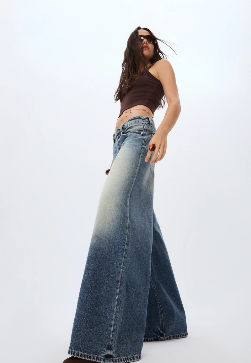 Джинсы D66 Super Wide с низкой посадкой