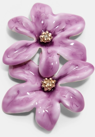 Эмалированные серьги-цветки- Заказать в России