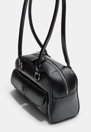 Сумка через плечо с карманами и длинной ручкой- Заказать в России