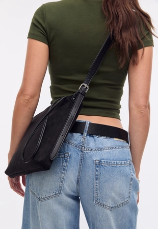 Сумка на плечо из мягкого материала- Заказать в России