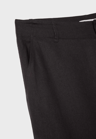 Прямые струящиеся брюки под льняную ткань- Заказать в России