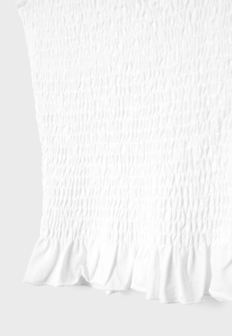 Топ на бретельках с резинками