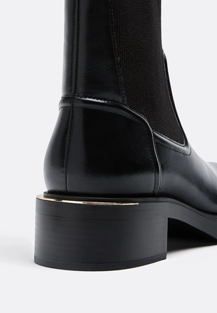 Ботинки челси на плоской подошве- Заказать в России