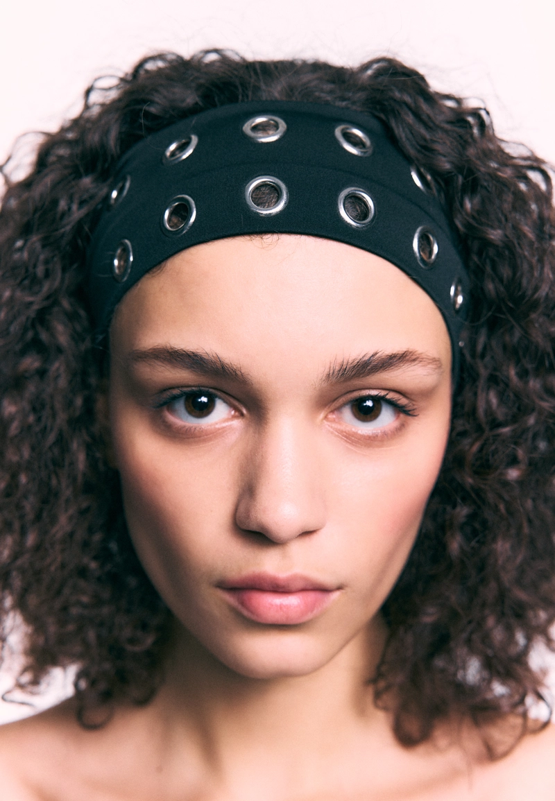 Набор из 2 резинок для волос с заклепками