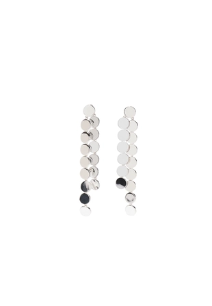 Длинные серьги с мини-кругами- Заказать в России