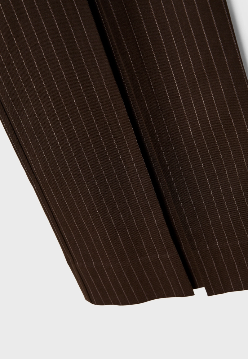 Брюки с полосатым поясом