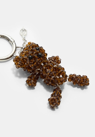 Брелок-подвеска в виде мишки с бусинами- Заказать в России