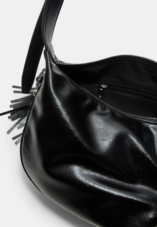 Сумка с заклепками и бахромой- Заказать в России