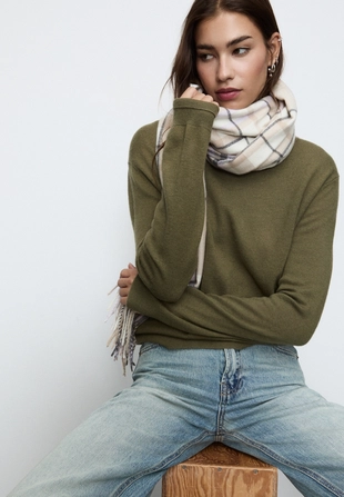 Клетчатый шарф- Заказать в России