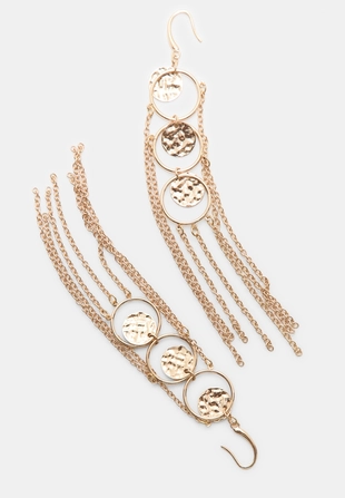 Длинные серьги-цепочки- Заказать в России