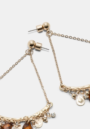 Мини-серьги с бусинами- Заказать в России