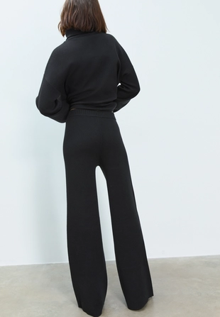 Длинные широкие трикотажные брюки- Заказать в России