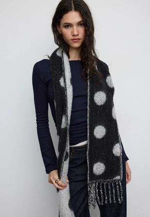 Шарф в горошек- Заказать в России