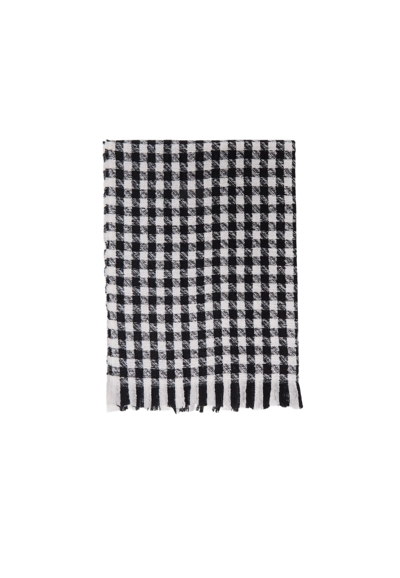 Шарф в мелкую клетку