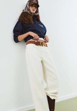 Толстовка-поло на пуговицах- Заказать в России