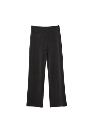 Брюки-джоггеры прямого кроя с отстрочкой и мягкой текстурой- Заказать в России