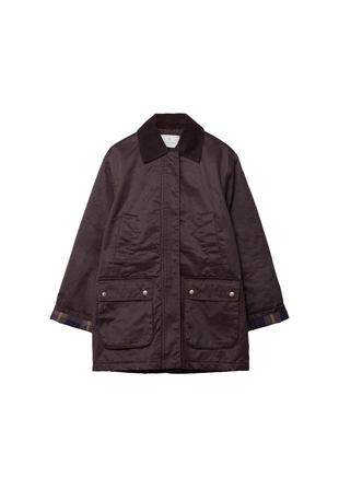 Парка с вощеным покрытием и множеством карманов- Заказать в России