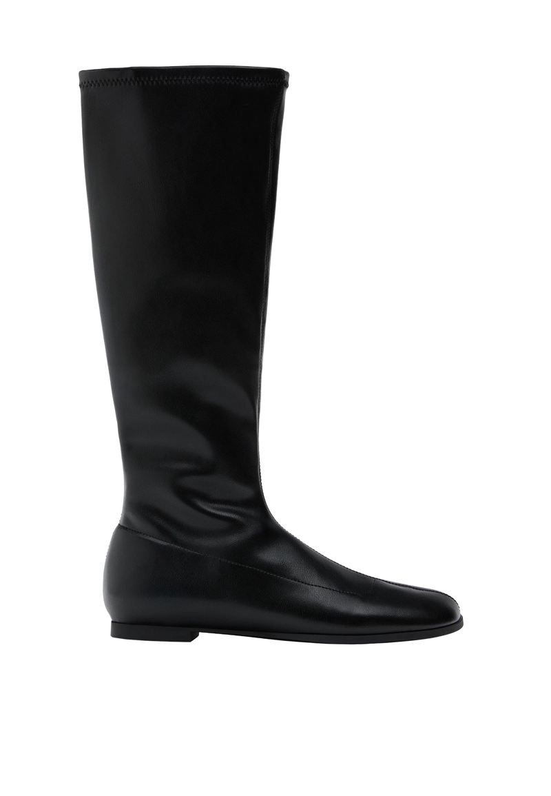 Облегающие сапоги на плоской подошве