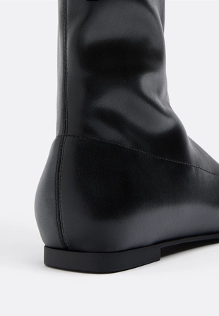 Облегающие сапоги на плоской подошве- Заказать в России