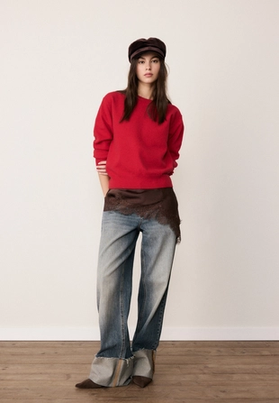 Базовый свитер из мягкого трикотажа- Заказать в России