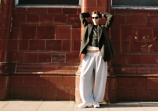 Вязаный свитер с круглым вырезом- Заказать в России