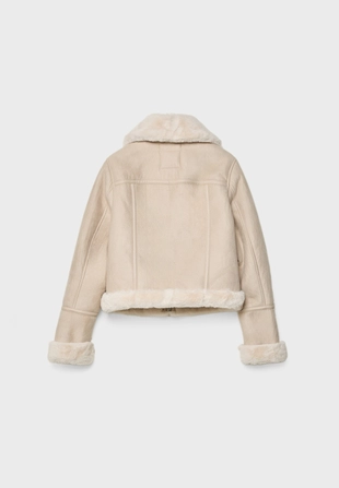 Куртка-дубленка из искусственной замши- Заказать в России