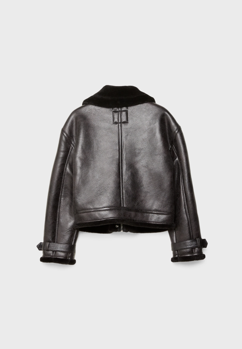 Укороченная двусторонняя куртка