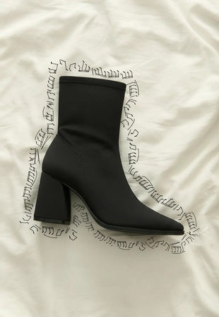 NEOPRENEEFFECT HIGHHEELED ANKLE BOOTS- Заказать в России