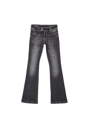 Джинсы клеш с низкой посадкой и заклепками- Заказать в России