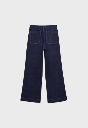 Джинсы D77 в минималистичном стиле с карманами- Заказать в России