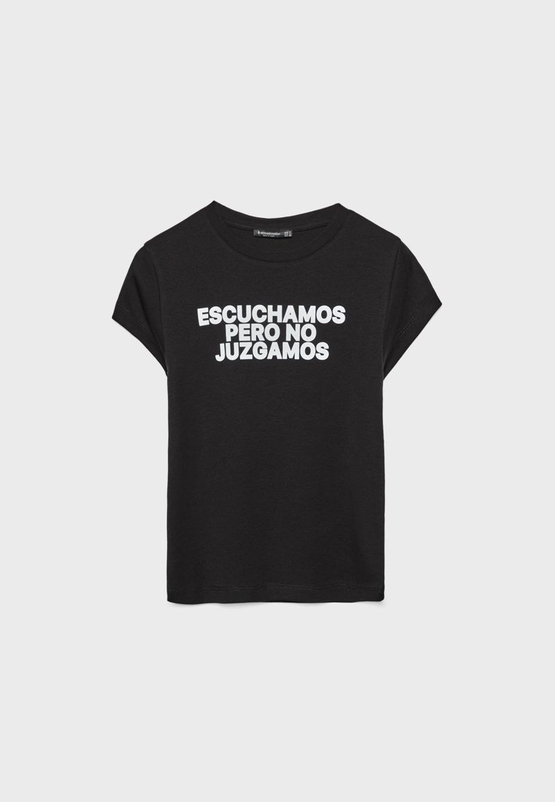 Облегающая футболка с текстом