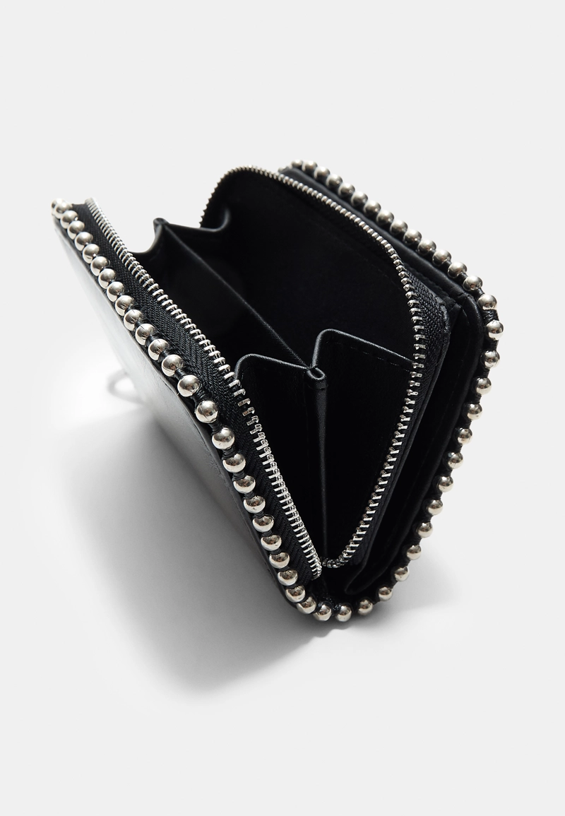 Кошелек на молнии с шариками