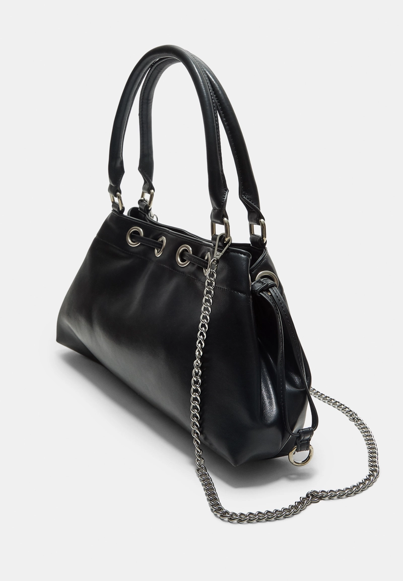 Сумка на плечо с люверсами