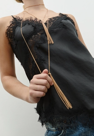 Колье-чокер лариат- Заказать в России