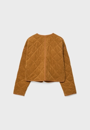 Стеганая вельветовая куртка- Заказать в России