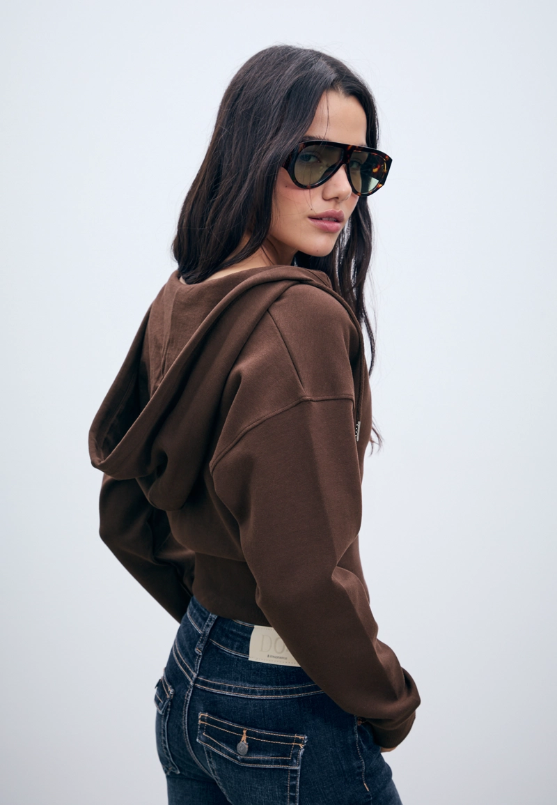 Толстовка с капюшоном на молнии