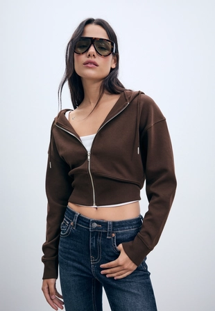 Толстовка с капюшоном на молнии- Заказать в России