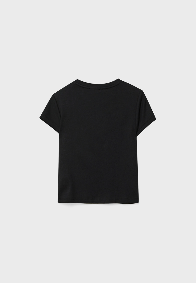 Облегающая футболка с блестящей отделкой