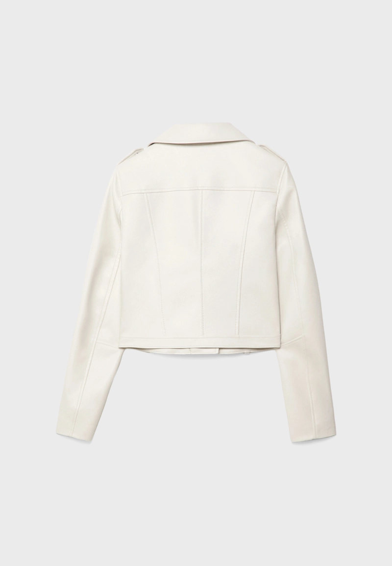 Куртка-косуха с поясом из искусственной кожи