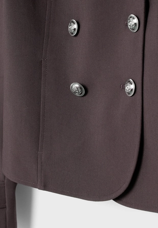 Пиджак с гравированными пуговицами- Заказать в России