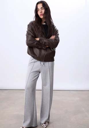 Куртка оверсайз из искусственной кожи- Заказать в России