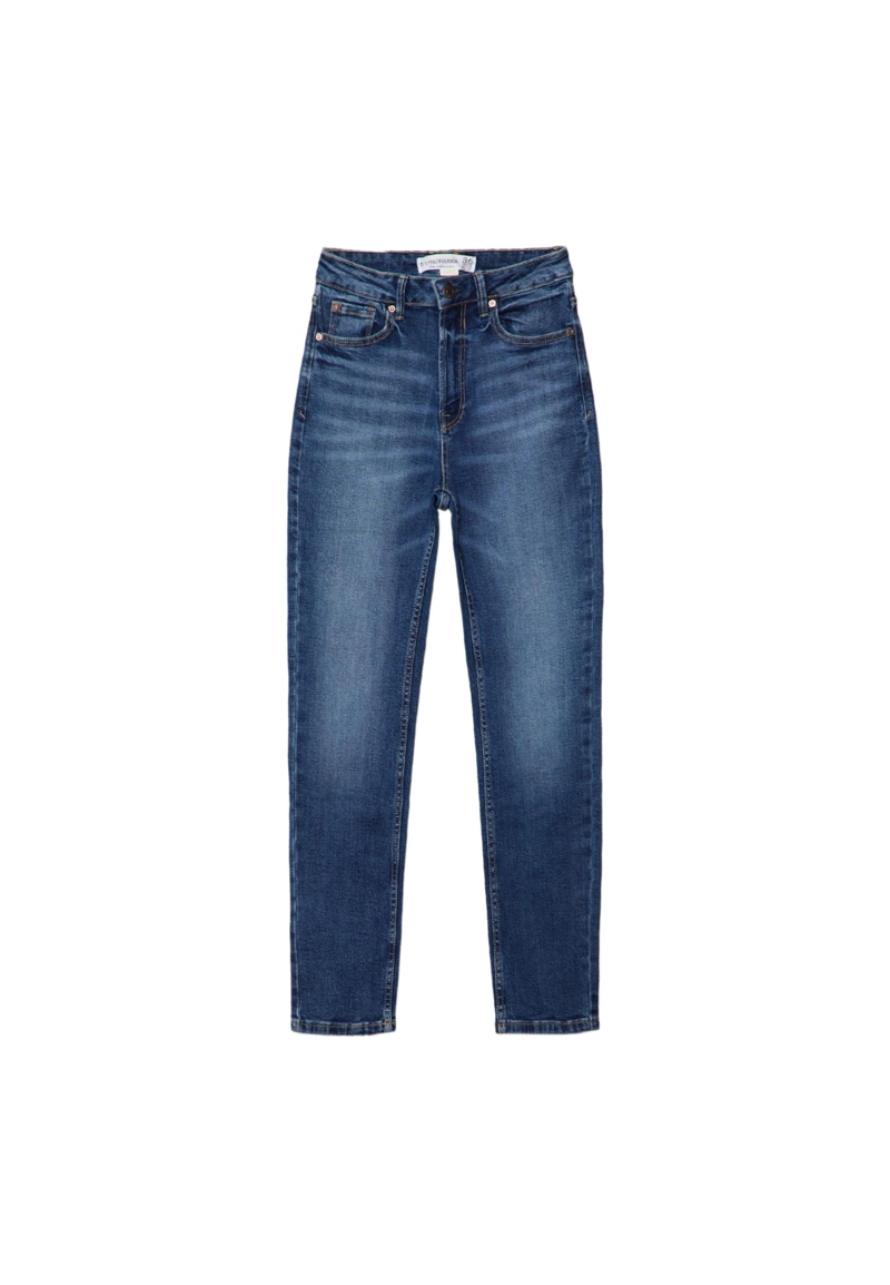 D10 Джинсы mom зауженного кроя