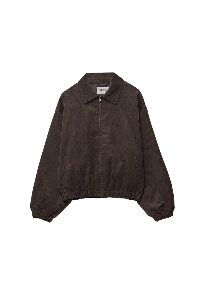 Стеганая вельветовая куртка