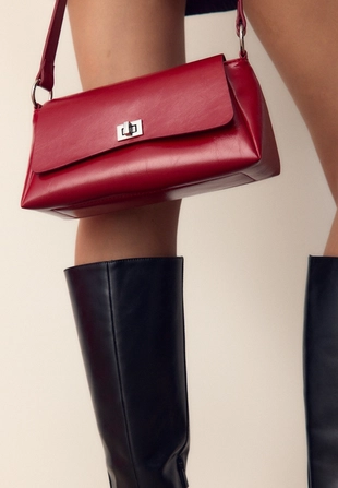 Мини-сумка прямоугольная с большим клапаном- Заказать в России