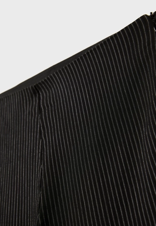 Зауженные брюки в полоску- Заказать в России